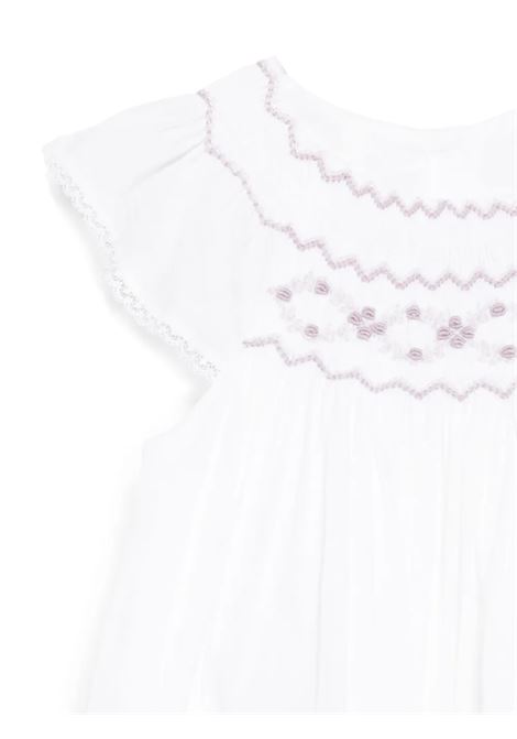 Vestito Bianco con Ricamo Lilla TARTINE ET CHOCOLAT | CA3016101